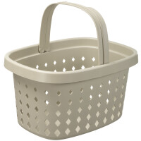 NHG Einkaufskorb SEOUL BASKET, PP, 16 Liter, beige