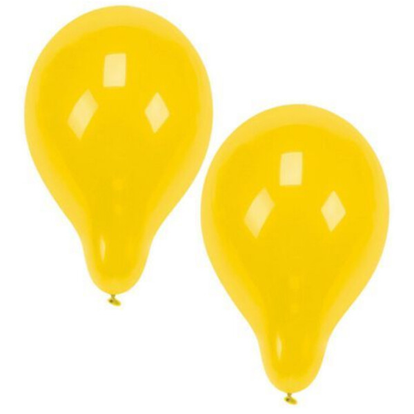 PAPSTAR Luftballons, Durchmesser: 250 mm, gelb, 100er Pack