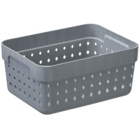 NHG Stapelkörbchen SEOUL ORGANIZER L, grau