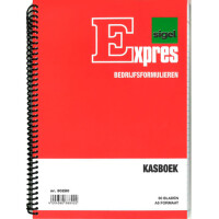 Expres Kasboek spiraal gebonden, A5 staand, 50 vel
