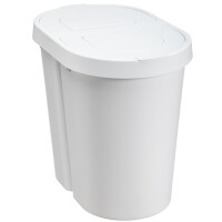 plast team Abfalltrenner SEATTLE DUO, 2 x 25 Liter, silber