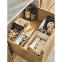 NHG Stapelkörbchen SEOUL ORGANIZER L, weiß