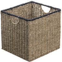 NHG Aufbewahrungskorb CARL, aus Seegras, quadratisch