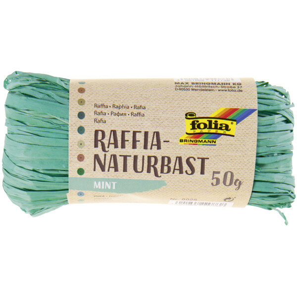 folia Raffia-Naturbast, 50 g, hochrot