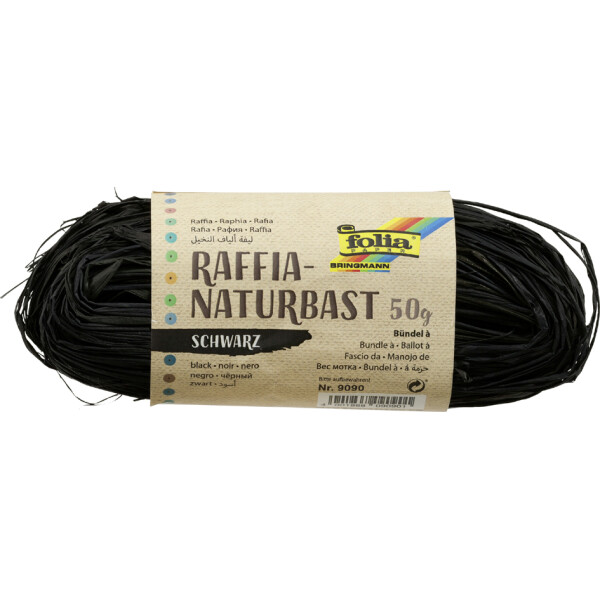 folia Raffia-Naturbast, 50 g, hochrot