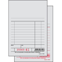 Expres Kassablok wit, met carbon, 100 x 158 mm, 2 x 50 vet