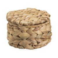 NHG Aufbewahrungs-Körbchen CLARA mit Deckel S, rund