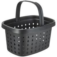 NHG Einkaufskorb SEOUL BASKET, PP, 16 Liter, schwarz