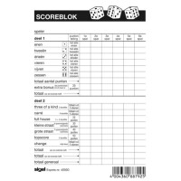 Expres Scoreblok voor yahtzee, 105 x 148 mm, 100 vel
