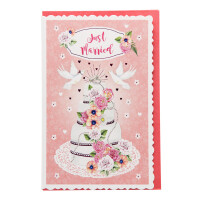 SUSY CARD Hochzeitskarte "Hochzeitstorte"