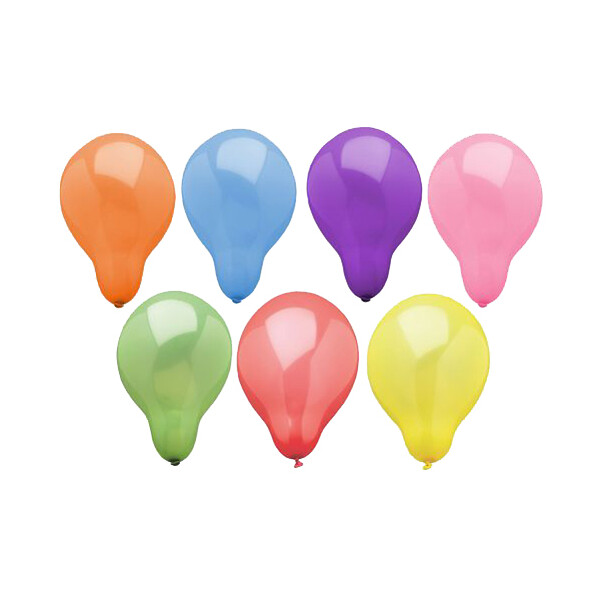 PAPSTAR Luftballons, Durchmesser: 250 mm, farbig sortiert