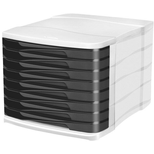 CEP Schubladenbox ELLYPSE OWA, 8 Schübe, schwarz