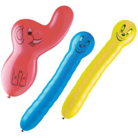 PAPSTAR Luftballons, verschiedene Formen, farbig sortiert