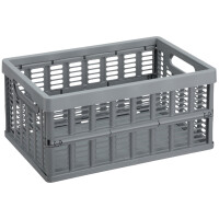 NHG Klappbox, PP, 11,5 Liter, grau