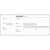 Expres Kwitantieboek, 205 x 84 mm, 100 vel