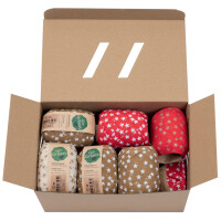 CACTUS Ringelband-Eiknäuel, Baumwolle, bedruckt,...