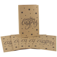 CACTUS Weihnachts-Papiertüte "Merry...