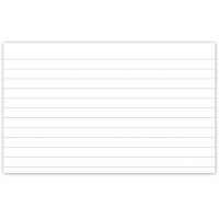 kangaro Karteikarten, 235 x 170 mm, liniert, weiß