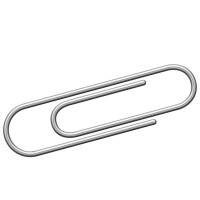 kangaro Büroklammern, verzinkt, 30 mm, silber