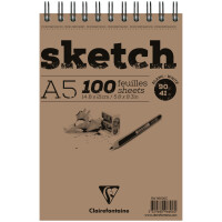Clairefontaine Skizzenblock SKETCH, DIN A4, 100 Blatt