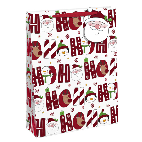 Clairefontaine Weihnachts-Geschenktüte "Hohoho II", klein