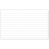 kangaro Karteikarten, 200 x 125 mm, liniert, weiß