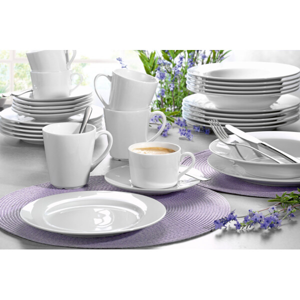 Esmeyer Kaffeetasse HEIKE, 0,20 l, weiß, 6er Set