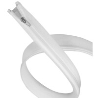 LogiLink Kabelschlauch mit Reißverschluss, 5,0 m, weiß