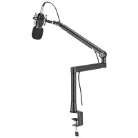 LogiLink Professioneller Mikrofonarm, schwarz