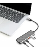LogiLink USB 3.2 Ultra-Slim-Hub, 4-Port, 2x USB-A, 2x USB-C