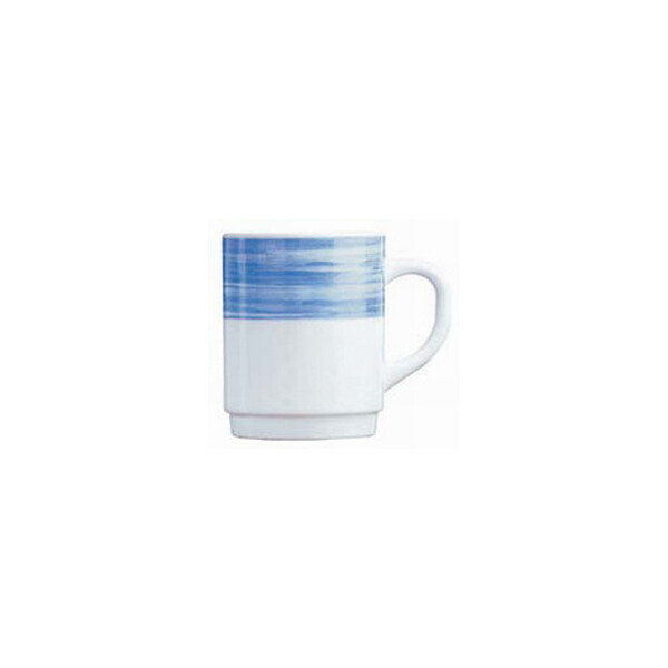 Esmeyer Arcoroc Suppenschale BRUSH, 0,51 l, blau wei&szlig;