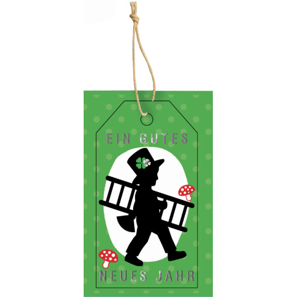 CACTUS Neujahrs-Geschenkanh&auml;nger "Gl&uuml;cksschwein"