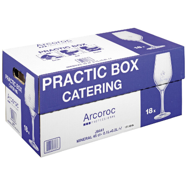 Esmeyer Arcoroc Weinglas MINERAL, 0,45 l, in Cateringbox