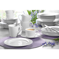 Esmeyer Speiseteller HEIKE, 250 mm, weiß, 6er Set