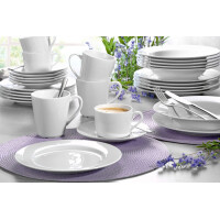 Esmeyer Speiseteller HEIKE, 250 mm, weiß, 6er Set