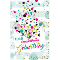 SUSY CARD Geburtstagskarte Goldelicious...