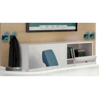 UNiLUX Wandgarderobe FIL, 2 Haken, schwarz