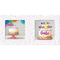 SUSY CARD 3D-Geburtstagskarte Sliding card "Prosit"
