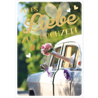 SUSY CARD XL-Hochzeitskarte "Auto"