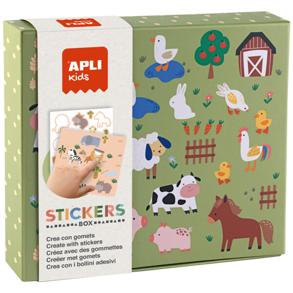 APLI kids Stickerspiel "Tiere und ihre Lebensr&auml;ume"