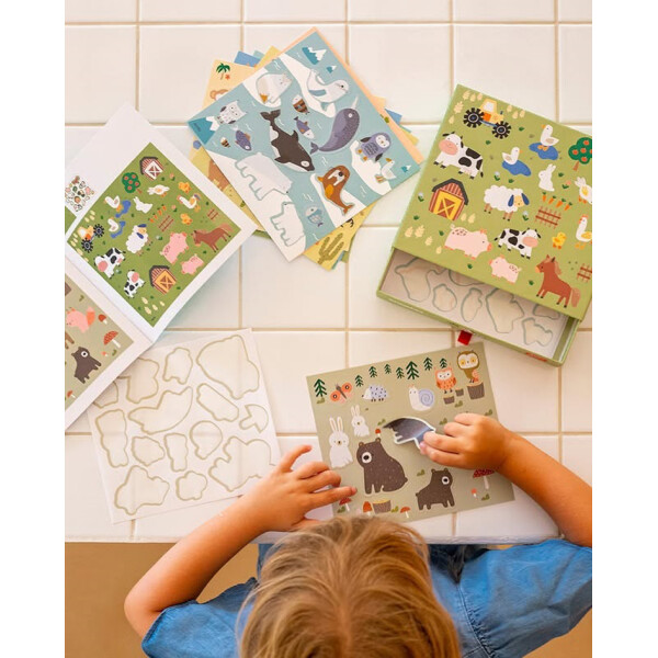 APLI kids Stickerspiel "Tiere und ihre Lebensr&auml;ume"