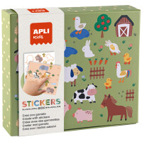 APLI kids Stickerspiel "Tiere und ihre...