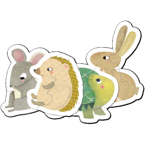 APLI kids Puzzle "My first Tierbabys", 12 Teile