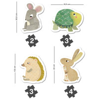 APLI kids Puzzle "My first Tierbabys", 12 Teile
