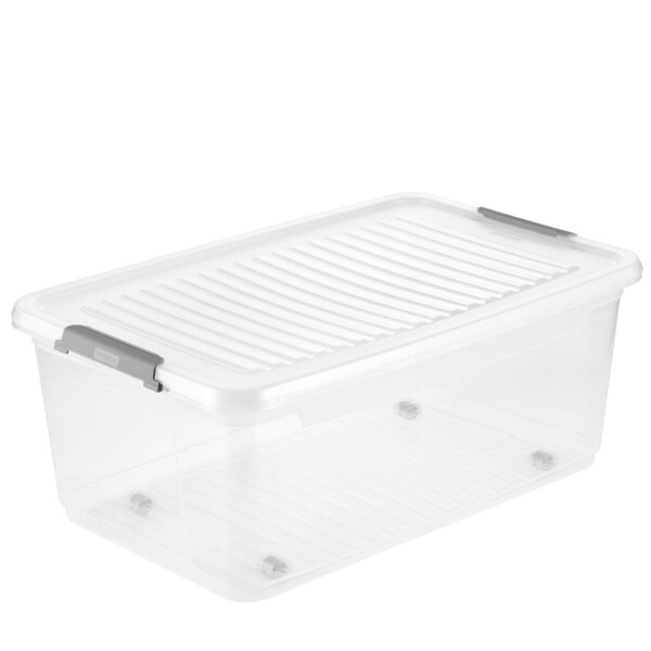 keeeper Aufbewahrungsbox "leo", 74 Liter, transparent