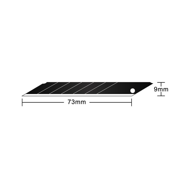 Hansa Ersatzklingen, Klingenbreite: 18 mm, 60 Grad, schwarz