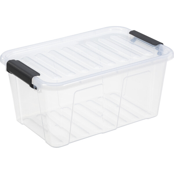 plast team Aufbewahrungsbox HOME BOX, 8,0 Liter, grau-