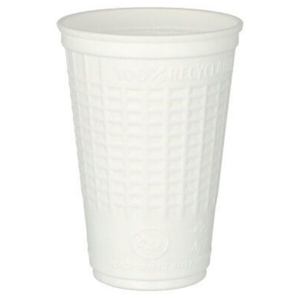 STARPAK Kunststoff-Thermobecher, 0,25 l, wei&szlig;, 50er