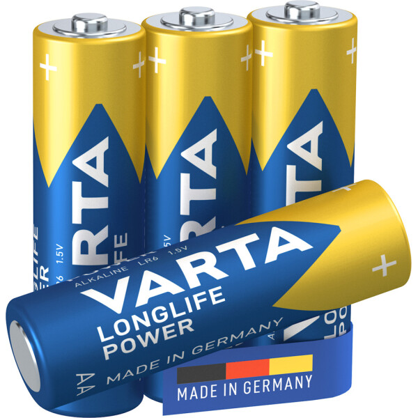 VARTA Alkaline Batterie "LONGLIFE POWER", Mignon AA, 8+4