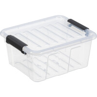 plast team Aufbewahrungsbox HOME BOX, 3,0 Liter, grau-